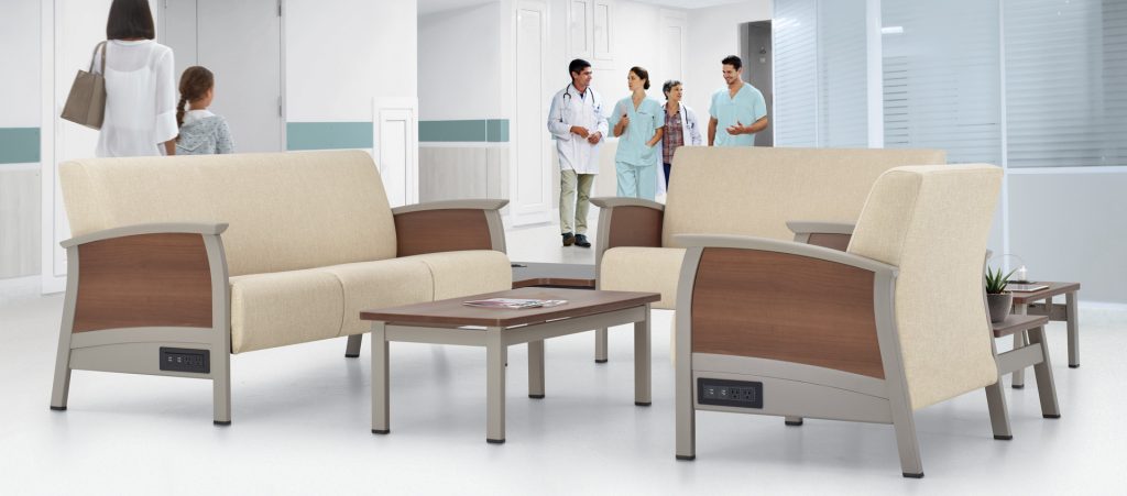 Primacare Modular Lounge with patients and doctors